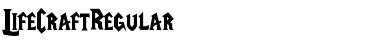 Download LifeCraft Font Download LifeCraft Font