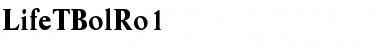 Download LifeTBolRo1 Font Download LifeTBolRo1 Font
