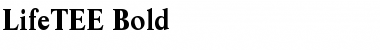 Download LifeTEE Font Download LifeTEE Font