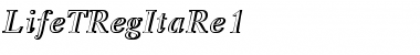 Download LifeTRegItaRe1 Font Download LifeTRegItaRe1 Font