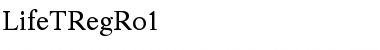 Download LifeTRegRo1 Font Download LifeTRegRo1 Font
