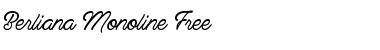 Download Berliana Monoline Free Font Download Berliana Monoline Free Font