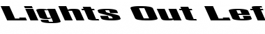 Download Lights Out Leftie Font Download Lights Out Leftie Font