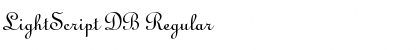 Download LightScript DB Font Download LightScript DB Font