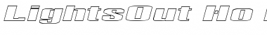Download LightsOut HoLW iTLC Font Download LightsOut HoLW iTLC Font