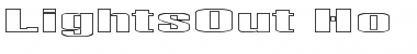 Download LightsOut HoLLOW Font Download LightsOut HoLLOW Font