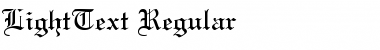 Download LightText Font Download LightText Font