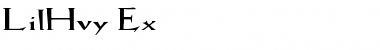 Download LilHvy Ex Font Download LilHvy Ex Font