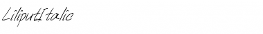 Download LiliputItalic Font Download LiliputItalic Font