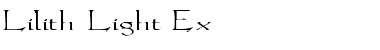 Download Lilith-Light Ex Font Download Lilith-Light Ex Font