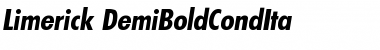 Download Limerick-DemiBoldCondIta Font Download Limerick-DemiBoldCondIta Font