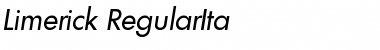 Download Limerick-RegularIta Font Download Limerick-RegularIta Font