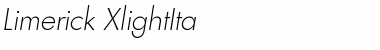 Download Limerick-XlightIta Font Download Limerick-XlightIta Font