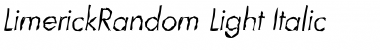 Download LimerickRandom-Light Font Download LimerickRandom-Light Font