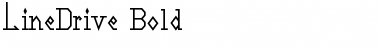 Download LineDrive Font Download LineDrive Font