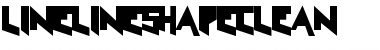 Download LineLineShapeClean Font Download LineLineShapeClean Font