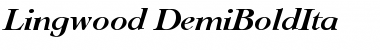 Download Lingwood-DemiBoldIta Font Download Lingwood-DemiBoldIta Font