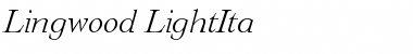 Download Lingwood-LightIta Font Download Lingwood-LightIta Font