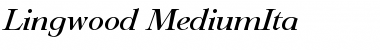 Download Lingwood-MediumIta Font Download Lingwood-MediumIta Font