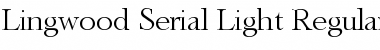 Download Lingwood-Serial-Light Font Download Lingwood-Serial-Light Font
