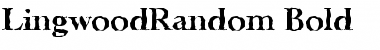 Download LingwoodRandom Font Download LingwoodRandom Font