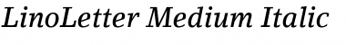 Download LinoLetter-Medium Font Download LinoLetter-Medium Font