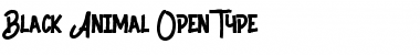 Download Black Animal Font Download Black Animal Font