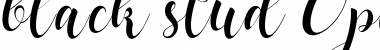 Download Black Stud Font Download Black Stud Font