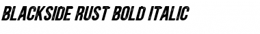 Download Blackside Rust Bold Font Download Blackside Rust Bold Font