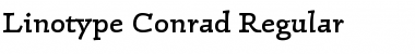 Download LinotypeConrad Font Download LinotypeConrad Font