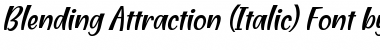 Download Blending Attraction Font Download Blending Attraction Font