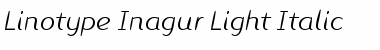 Download LinotypeInagur Light Font Download LinotypeInagur Light Font