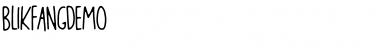 Download Blikfang DEMO Font Download Blikfang DEMO Font