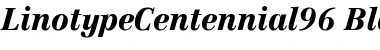 Download LinotypeCentennial96-Black Font Download LinotypeCentennial96-Black Font