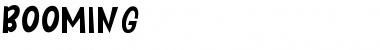 Download BOOMING Font Download BOOMING Font