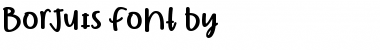 Download Borjuis Font Download Borjuis Font