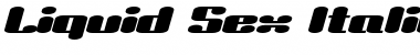 Download Liquid Sex Italic Font Download Liquid Sex Italic Font