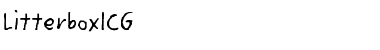 Download LitterboxICG Font Download LitterboxICG Font