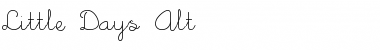 Download Little Days Alt Font Download Little Days Alt Font
