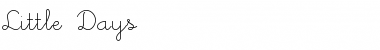 Download Little Days Font Download Little Days Font