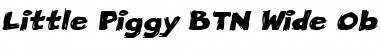 Download Little Piggy BTN Wide Font Download Little Piggy BTN Wide Font