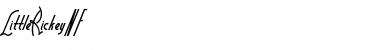 Download LittleRickeyNF Font Download LittleRickeyNF Font