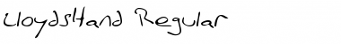 Download LloydsHand Font Download LloydsHand Font