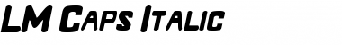 Download LM Caps Italic Font Download LM Caps Italic Font
