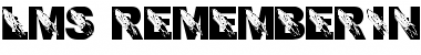 Download LMS Remembering SS Columbia Font Download LMS Remembering SS Columbia Font