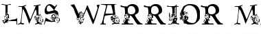 Download LMS Warrior Mascot Font Download LMS Warrior Mascot Font