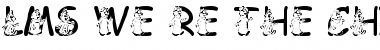 Download LMS We're The Chipmunks Font Download LMS We're The Chipmunks Font