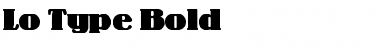 Download Lo-Type Font Download Lo-Type Font