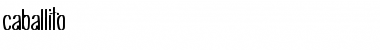 Download Caballito Font Download Caballito Font