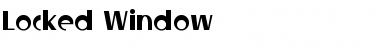 Download Locked Window Font Download Locked Window Font